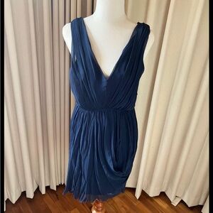 Alice and Olivia Navy Blue Sleeveless Dress